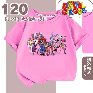 残りわずか【限定SALE】アメデジ ポムニ 半袖Tシャツ A 120ピンク(Tシャツ/カットソー)