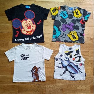 ディズニー(Disney)のミッキー　半袖　100(Tシャツ/カットソー)