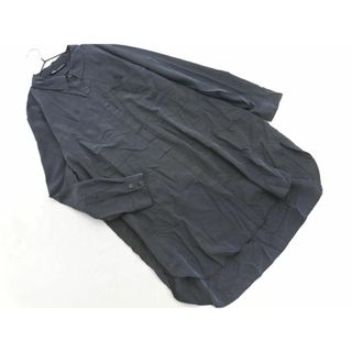 ザラ(ZARA)のZARA ザラ チュニック丈 ブラウス シャツ sizeXL/黒 ■◇ レディース(シャツ/ブラウス(長袖/七分))