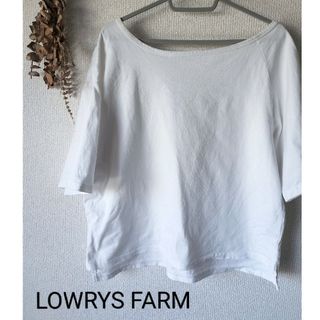 【LOWRYS FARM】ワイド コットンカットソー F