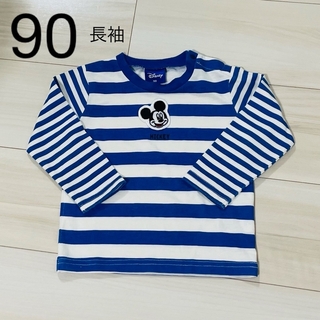 ディズニー(Disney)の長袖Tシャツ　ミッキー　90(Tシャツ/カットソー)