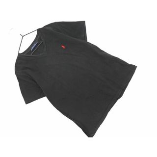 Ralph Lauren - Ralph Lauren ラルフローレン Vネック Tシャツ sizeL/黒 ■◆ レディース