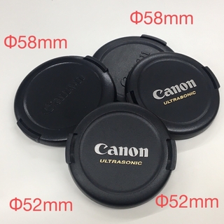 キヤノン(Canon)のCANON 純正レンズキャップ Φ58×2 Φ52×2 計4個 セット(レンズ(単焦点))