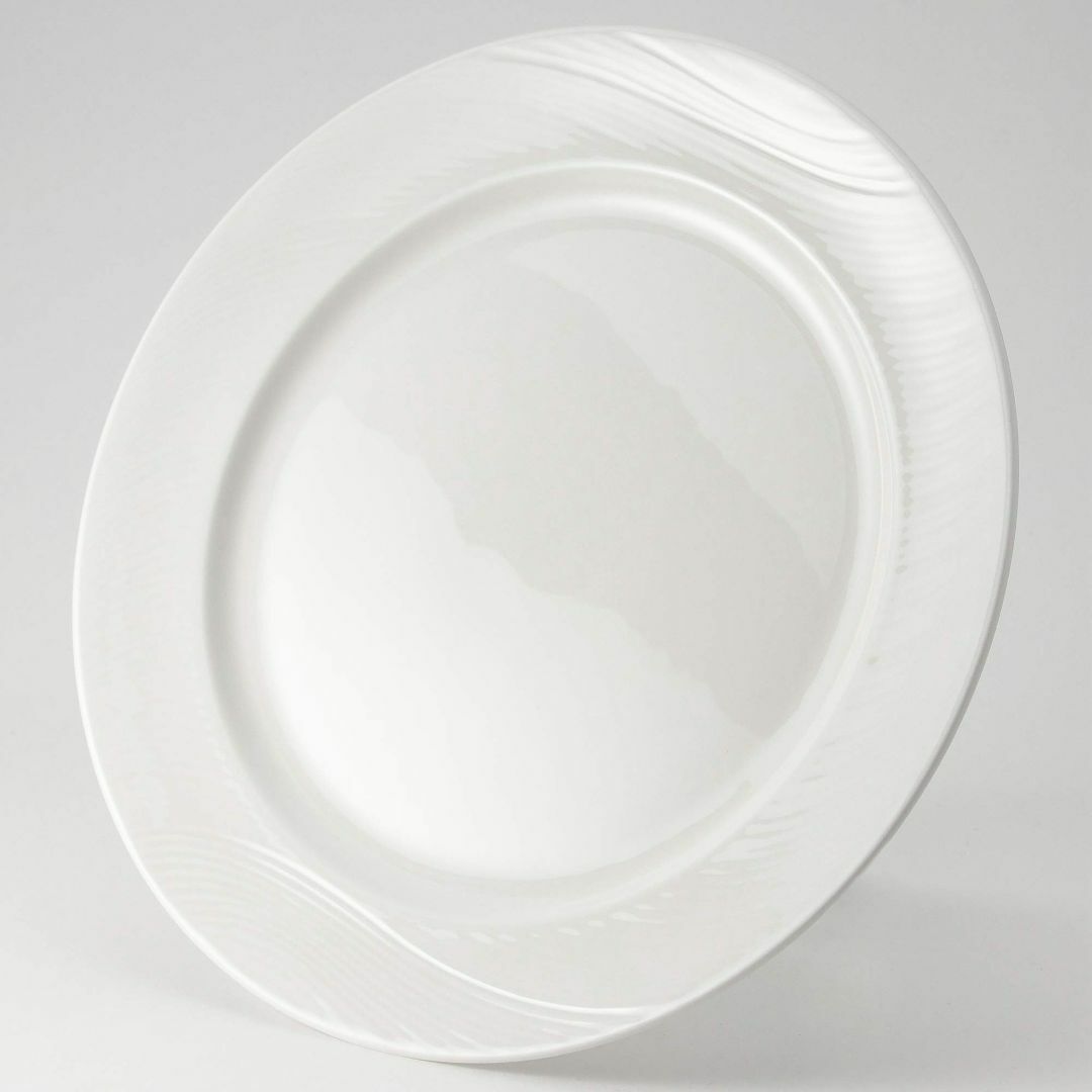 【色: 27cm】NARUMI(ナルミ) プレート 皿 ウェーブ ホワイト 27 インテリア/住まい/日用品のキッチン/食器(食器)の商品写真
