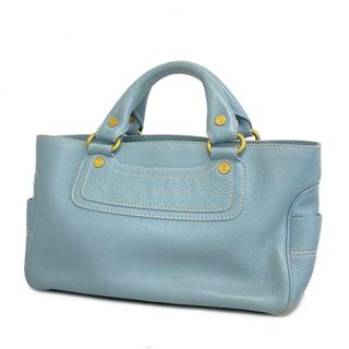 セリーヌ(celine)の【4ia0887-r】セリーヌ ハンドバッグ/ブギー/レザー/ブルー/ゴールド金具 【中古】 レディース(ハンドバッグ)