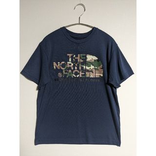 ザノースフェイス(THE NORTH FACE)のノースフェイス カモフラージュ ロゴティー メンズ Sサイズ ネイビー系 希少(Tシャツ/カットソー(半袖/袖なし))