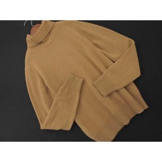 トゥモローランド(TOMORROWLAND)のTOMORROWLAND トゥモローランド tricot ウール100% タートルネック ニット セーター sizeXS/キャメル ◇■ レディース(ニット/セーター)