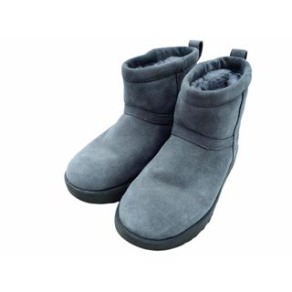 アグ(UGG)のUGG Australia アグ オーストラリア クラシック ミニ ウォータープルーフ ムートン ブーツ size23ｃｍ/グレー ◇■ レディース(ブーツ)