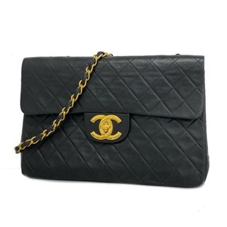 シャネル(CHANEL)の★SALE 【4ia0958】シャネル ショルダーバッグ/マトラッセ/Wチェーン/ラムスキン/ブラック/ゴールド金具 【中古】 レディース(ショルダーバッグ)