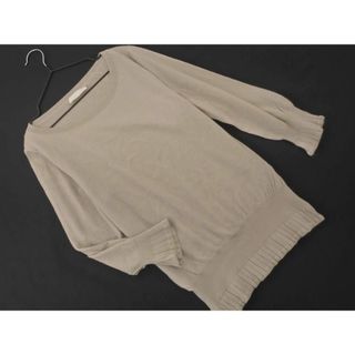 ANTEPRIMA - ANTEPRIMA アンテプリマ カシミヤ100% ニット セーター size42/ベージュ ■◇ レディース