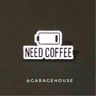 ＊ 珈琲 ピンズ ＊ [ I NEED COFFEE ] ピンバッジ(その他)