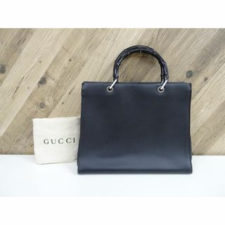 グッチ(Gucci)のM三147 / GUCCI グッチ ハンドバッグ バンブー レザー(ハンドバッグ)