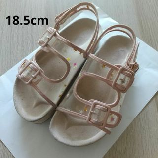 ザラキッズ(ZARA KIDS)のZARA kids クリアサンダル　スター　18.5cm(サンダル)