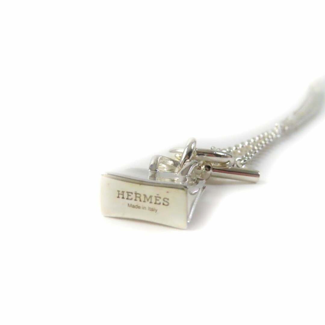 Hermes(エルメス)の美品★HERMES エルメス アミュレット バーキン SV925 ネックレス/ペンダント/チョーカー シルバー 箱付き イタリア製 重量11.7g レディースのアクセサリー(ネックレス)の商品写真