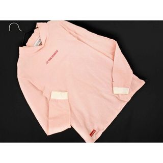 ルコックスポルティフ(le coq sportif)のle coq sportif ルコックスポルティフ GOLF COLLECTION 総柄 ハイネック カットソー sizeM/オレンジ ■◇ レディース(カットソー(長袖/七分))