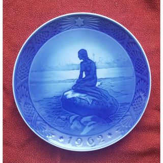 ロイヤルコペンハーゲン(ROYAL COPENHAGEN)のロイヤルコペンハーゲン イヤープレート１９６２年(陶芸)