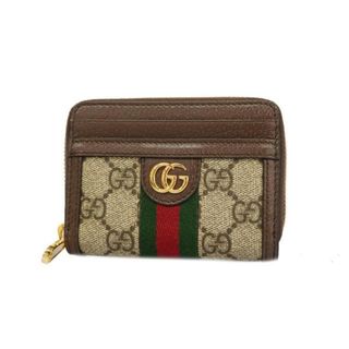 グッチ(Gucci)の【4ib1110-r】グッチ コインケース/オフィディア/658552/PVC/レザー/ブラウン/ゴールド金具 【中古】 メンズ/レディース/ユニセックス(コインケース)