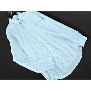 ラルフローレン(Ralph Lauren)のラルフローレン ストライプ シャツ sizeS/水色 ■◇ メンズ(シャツ)