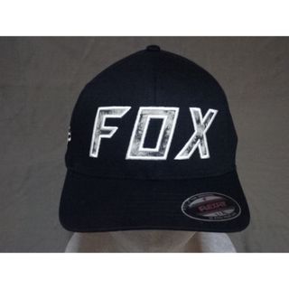 USA購入 モーターサイクル系【FOX】フォックス ロゴ刺繍入り キャップ 黒(キャップ)