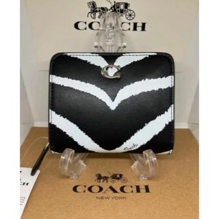 コーチ(COACH)のコーチ折財布　CM780  ビルフォールドウォレット　ゼブラ(財布)