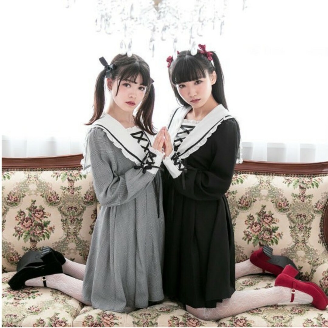 DearMyLove - ディアマイラブ セーラーワンピース 量産型 地雷系 DearMyLove - ディアマイラブ セーラーワンピース 量産型 地雷系