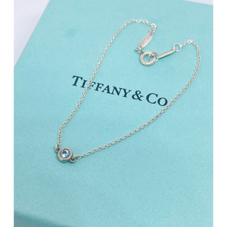 ティファニー(Tiffany & Co.)の激安✨ティファニー　バイザヤードアクアマリンシルバーブレスレット　925(ブレスレット)
