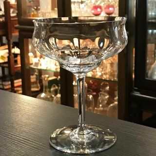 バカラ(Baccarat)の揺らめく美オールドバカラBACCARATカプリCapriシャンパングラス★廃盤品(グラス/カップ)