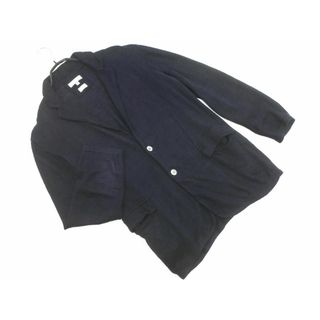 ユナイテッドアローズ(UNITED ARROWS)のビューティ＆ユース ユナイテッドアローズ リネン100% ニット テーラード ジャケット sizeM/紺 ■◇ メンズ(テーラードジャケット)