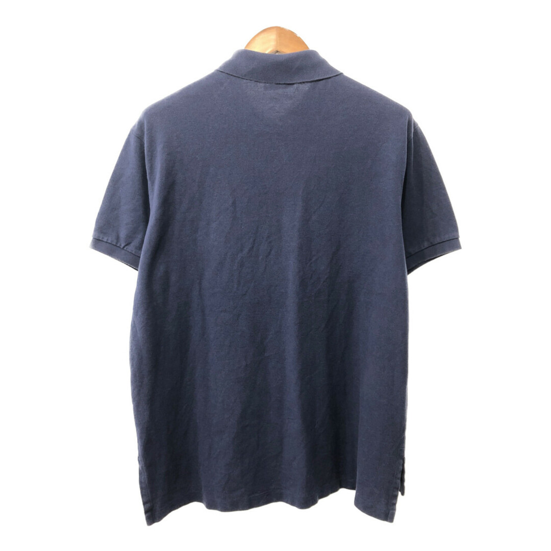 POLO RALPH LAUREN(ポロラルフローレン)のPolo by Ralph Lauren ポロ ラルフローレン ポロシャツ ワンポイント ネイビー (メンズ XL) 中古 古着 Q5647 メンズのトップス(ポロシャツ)の商品写真