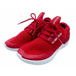 SUPRA スープラ ランニングシューズ スニーカー size23/赤 ■■ レディース(スニーカー)