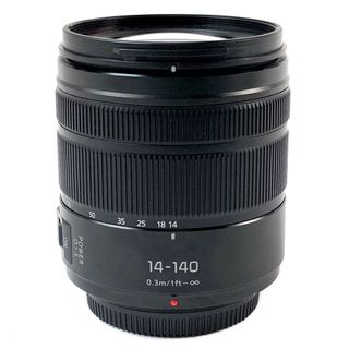 パナソニック LUMIX G VARIO 14-140mm F3.5-5.6 ASPH. POWER O.I.S.  ブラック 中古(レンズ(ズーム))