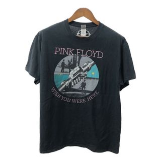 PINK FLOYD ピンク・フロイド 半袖Ｔシャツ バンドT ブラック (メンズ L) 中古 古着 Q5655(Tシャツ/カットソー(半袖/袖なし))