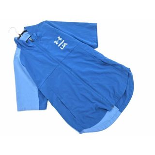 アンダーアーマー(UNDER ARMOUR)のUNDER ARMOUR アンダーアーマー 半袖 切替 ジャケット sizeLG/青 ■◆ メンズ(その他)