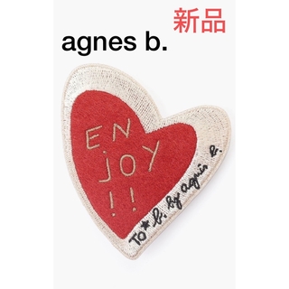アニエスベー(agnes b.)の新品　agnes b. アニエスベー　 エンジジョイ ハートブローチ(ブローチ/コサージュ)