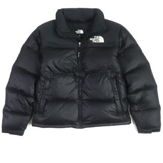 THE NORTH FACE - 未使用品▼THE NORTH FACE ザ・ノースフェイス NJ1DP55A ECO NUPTSE JACKET ホワイトレーベル ロゴ刺繍 フード入り ZIP ダウンジャケット ブラック L メンズ