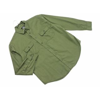 アウトドア(OUTDOOR)のOUTDOOR PRODUCTS アウトドアプロダクツ ツイル シャツ sizeM/カーキ ■◇ メンズ(シャツ)