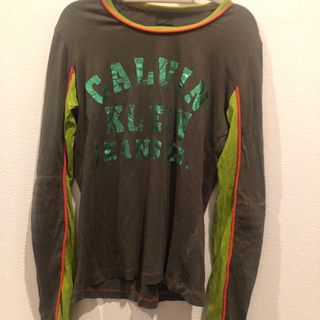 カルバンクライン(Calvin Klein)のcalvinklein jeans Tシャツ　M(Tシャツ(長袖/七分))