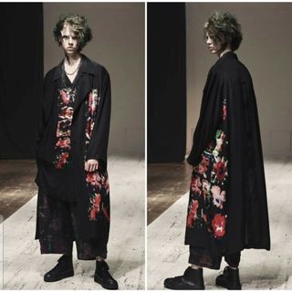 ヨウジヤマモト(Yohji Yamamoto)の2022SS yohji yamamoto pour homme デザインドレス(ステンカラーコート)