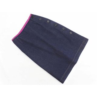 Paul Smith ポールスミス JEANS 膝丈 デニムスカート size38/青 ■◇ レディース