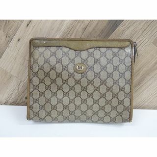 Gucci - M三151 / GUCCI オールドグッチ GG柄 クラッチバッグ PVCレザー