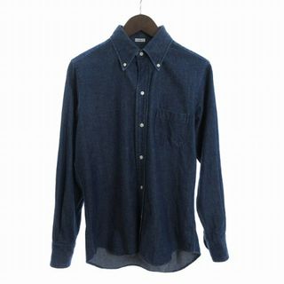 インディヴィジュアライズドシャツ(INDIVIDUALIZED SHIRTS)のインディビジュアライズドシャツ デニムシャツ コットン 長袖 インディゴ 32(シャツ)