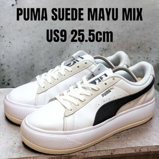 プーマ(PUMA)のPUMA MAYU プーマ  マユ 25.5cm ホワイト 厚底スニーカー(スニーカー)