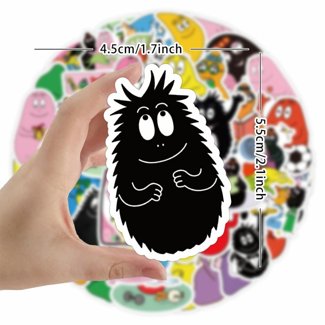 バーバパパ ステッカー 52枚セット BARBAPAPA 絵本 海外 アニメ エンタメ/ホビーのおもちゃ/ぬいぐるみ(キャラクターグッズ)の商品写真