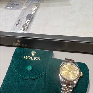 ロレックス(ROLEX)のロレックスコンビレディース　ブレスレットベルト(腕時計)