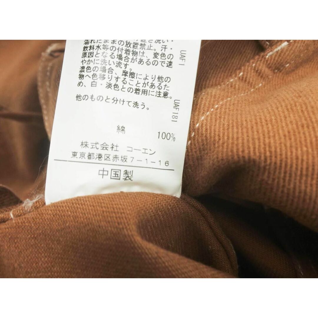 coen(コーエン)のcoen コーエン シンチバック パンツ sizeM/茶 ■■ レディース レディースのパンツ(その他)の商品写真