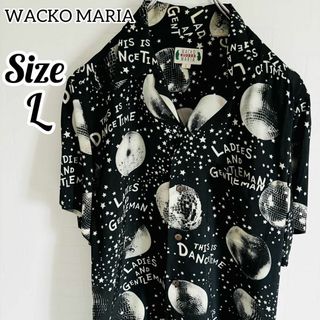 ワコマリア(WACKO MARIA)の【希少】WACKO MARIA ワコマリア アロハシャツ ミラーボール Lサイズ(Tシャツ/カットソー(半袖/袖なし))