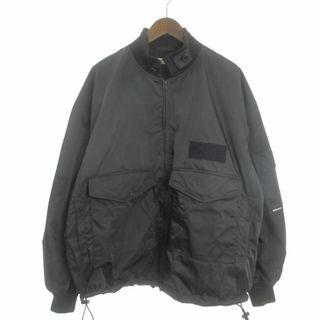 クーティー 23AW メモリー ポリエステル ツイル ウェップ ジャケット黒 M