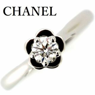 CHANEL - シャネル カメリアコレクション ダイヤモンド 0.30ct F-VVS1-3EX リング #49 Pt950