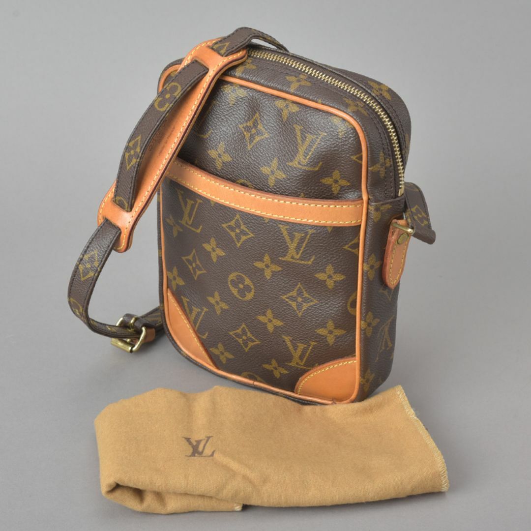 LOUIS VUITTON(ルイヴィトン)の美品◇ルイヴィトン ダヌーブ ショルダーバッグ モノグラム レザー ポシェット レディースのバッグ(ショルダーバッグ)の商品写真