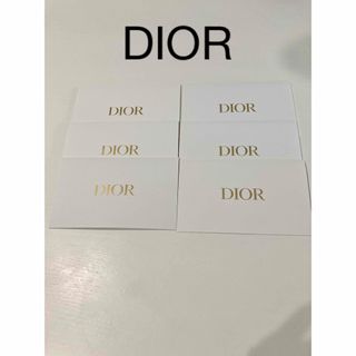 Dior - Dior メッセージカードケース 6セット